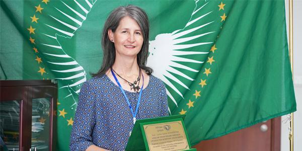 Prof. Lizette Koekemoer from the Wits Research Institute for Malaria received the African Union Kwame Nkrumah Award for Scientific Excellence in Ethiopia in February 2020 Prof. Lizette Koekemoer from the Wits Research Institute for Malaria received the African Union Kwame Nkrumah Award for Scientific Excellence in Ethiopia in February 2020
